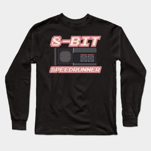 8-Bit Speedrunner Long Sleeve T-Shirt